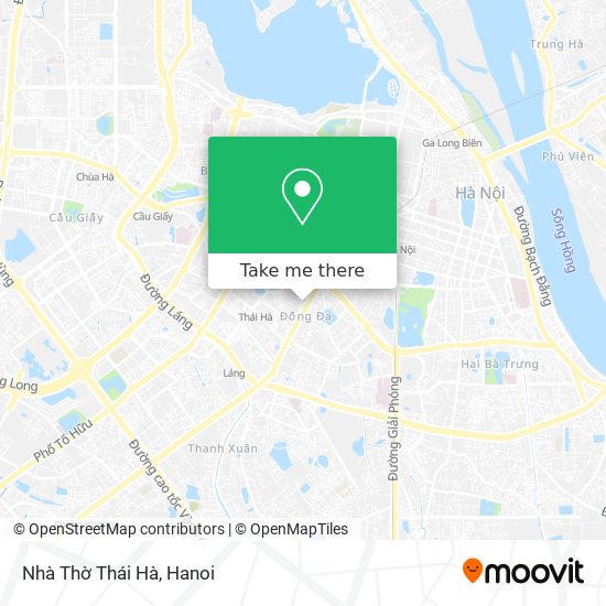 Nhà Thờ Thái Hà map