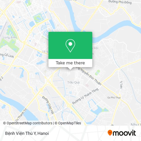 Bệnh Viện Thú Y map