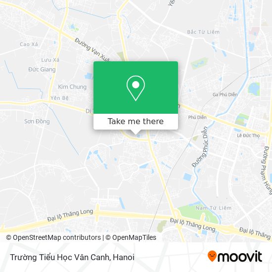 Trường Tiểu Học Vân Canh map