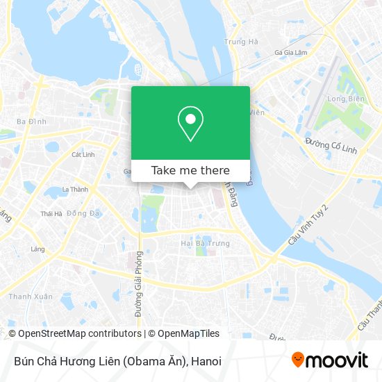 Bún Chả Hương Liên (Obama Ăn) map