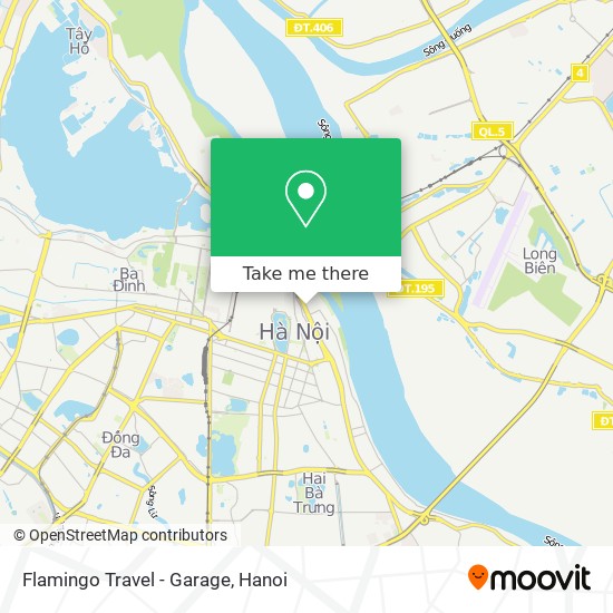 Flamingo Travel - Garage map