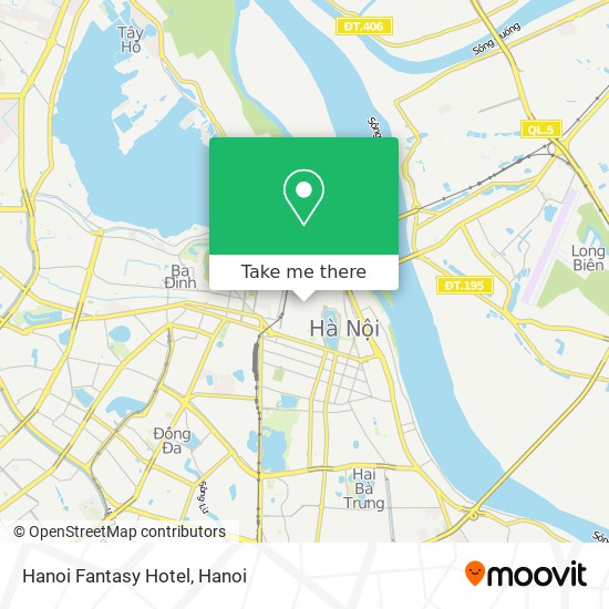 Hanoi Fantasy Hotel map