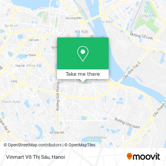 Vinmart Võ Thị Sáu map