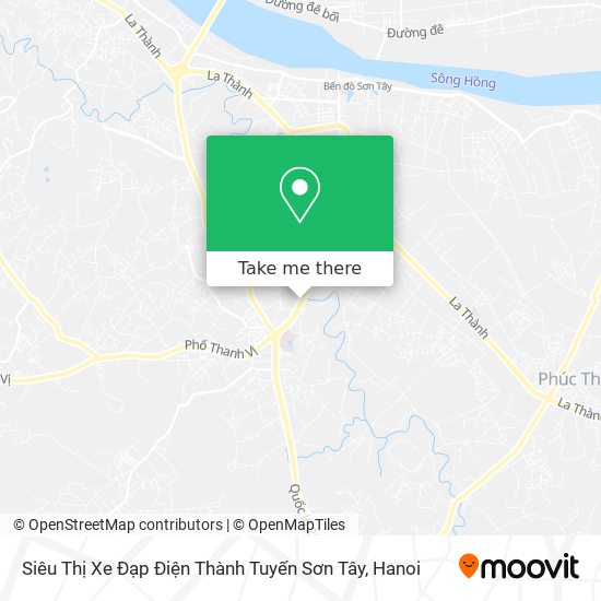 Siêu Thị Xe Đạp Điện Thành Tuyến Sơn Tây map