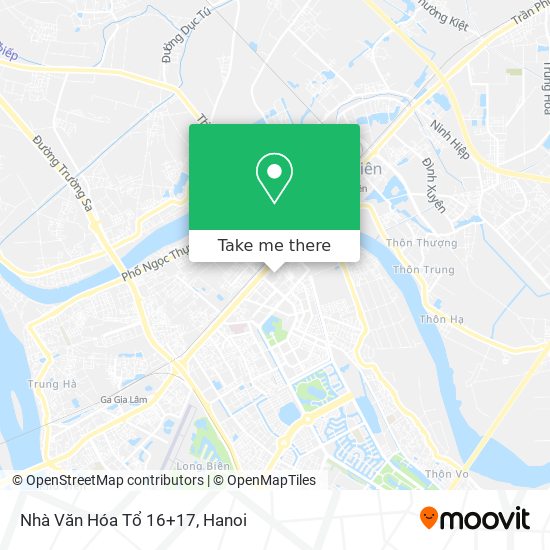 Nhà Văn Hóa Tổ 16+17 map