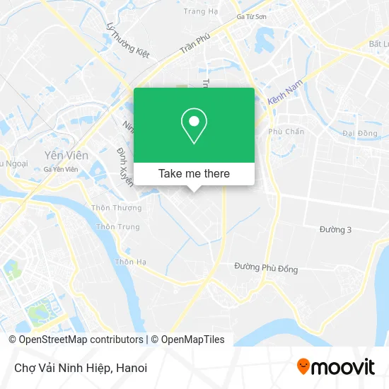 Chợ Vải Ninh Hiệp map