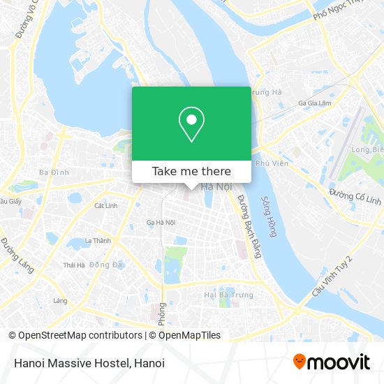 Hanoi Massive Hostel map