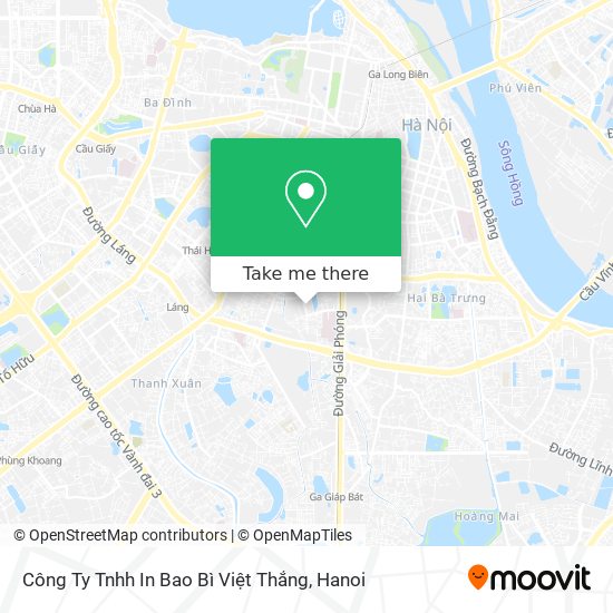 Công Ty Tnhh In Bao Bì Việt Thắng map