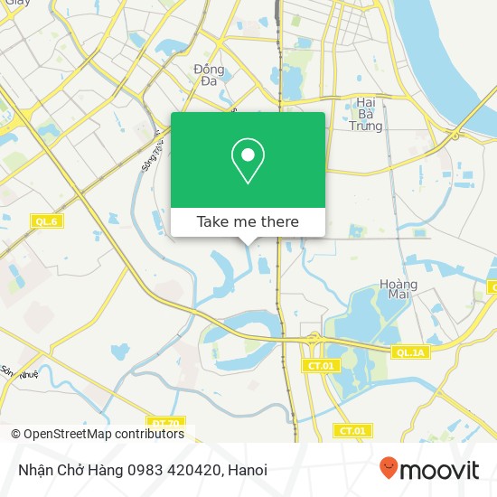 Nhận Chở Hàng 0983 420420 map