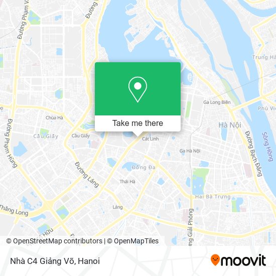 Nhà C4 Giảng Võ map