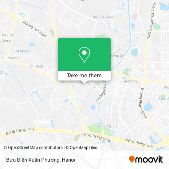 Bưu Điện Xuân Phương map