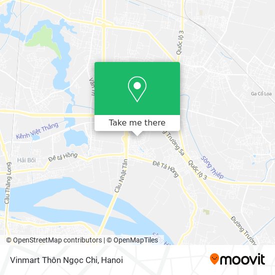 Vinmart Thôn Ngọc Chi map