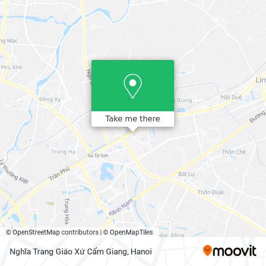 Nghĩa Trang Giáo Xứ Cẩm Giang map