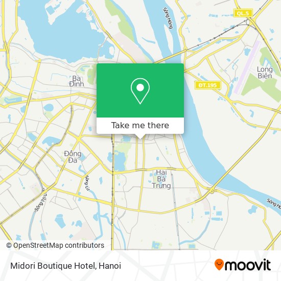 Midori Boutique Hotel map