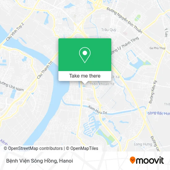Bệnh Viện Sông Hồng map
