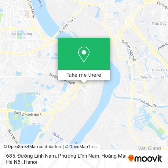 685, Đường Lĩnh Nam, Phường Lĩnh Nam, Hoàng Mai, Hà Nội map