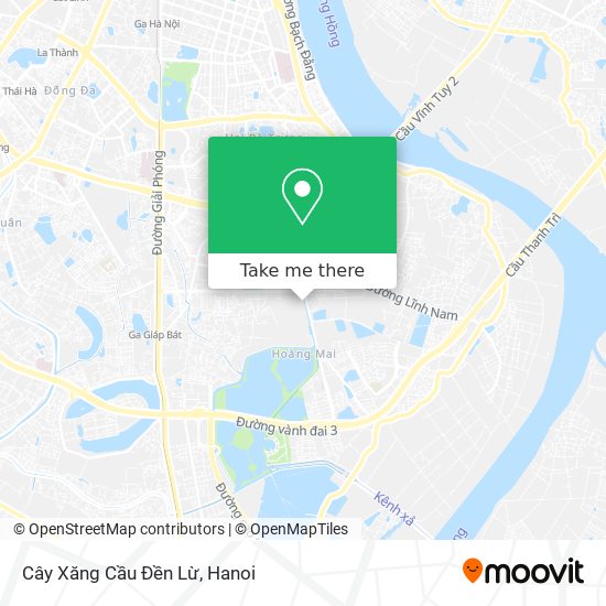 Cây Xăng Cầu Đền Lừ map