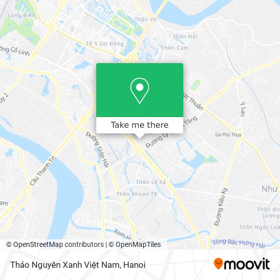 Thảo Nguyên Xanh Việt Nam map