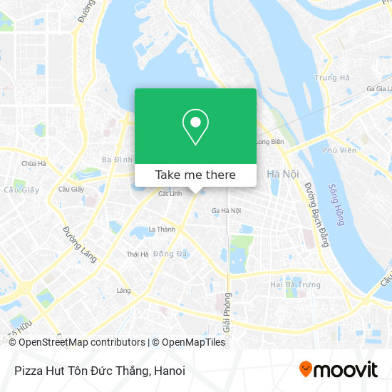 Pizza Hut Tôn Đức Thắng map