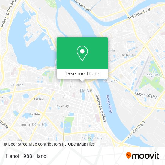 Hanoi 1983 map