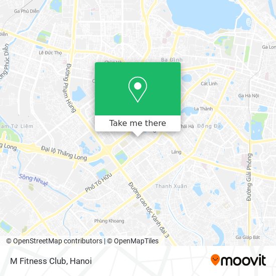 M Fitness Club map