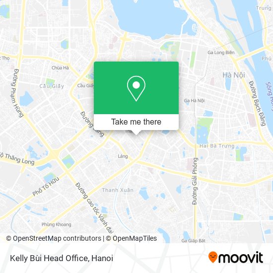 Kelly Bùi Head Office map