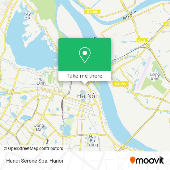 Hanoi Serene Spa map