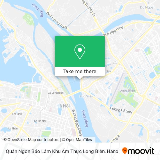 Quán Ngon Bảo Lâm Khu Ẩm Thực Long Biên map