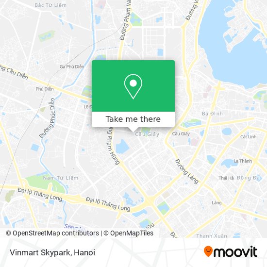Vinmart Skypark map