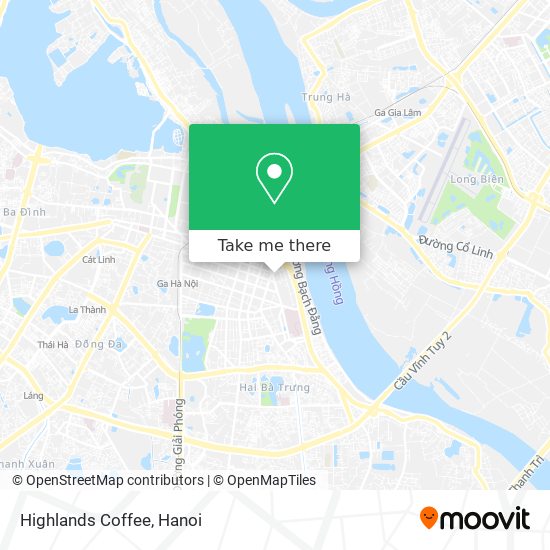 Highlands Coffee map