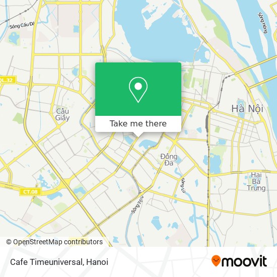 Cafe Timeuniversal map