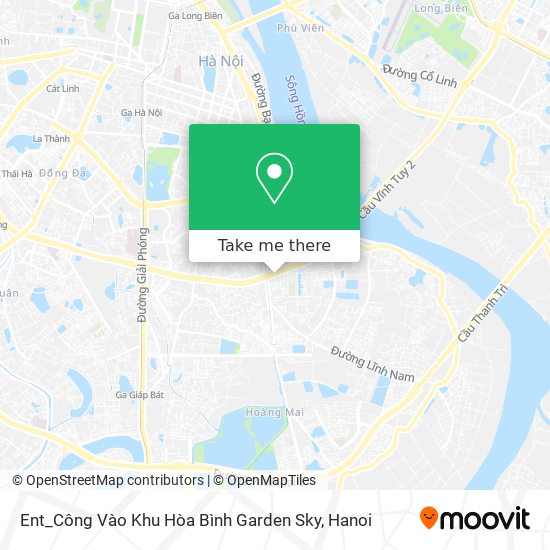 Ent_Công Vào Khu Hòa Bình Garden Sky map