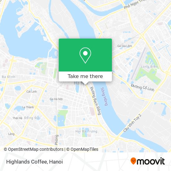 Highlands Coffee map