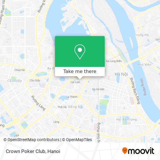 Crown Poker Club map
