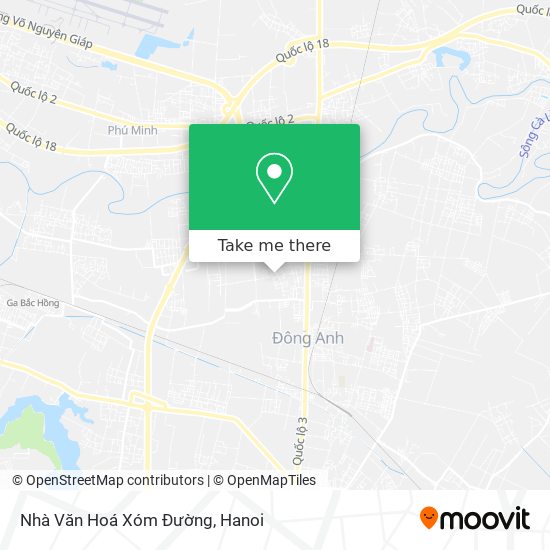Nhà Văn Hoá Xóm Đường map