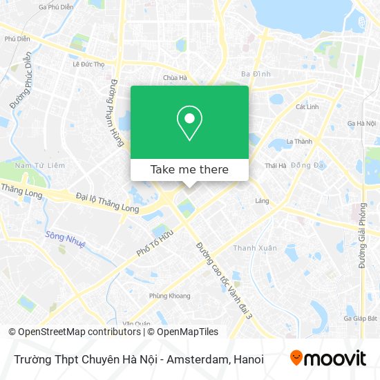 Trường Thpt Chuyên Hà Nội - Amsterdam map