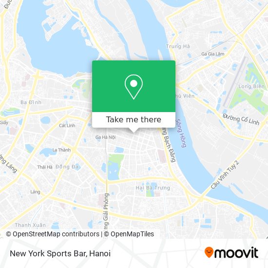 New York Sports Bar map