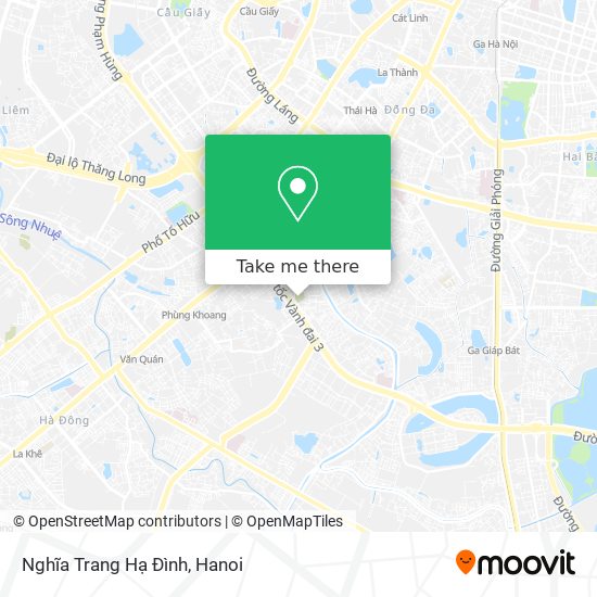 Nghĩa Trang Hạ Đình map