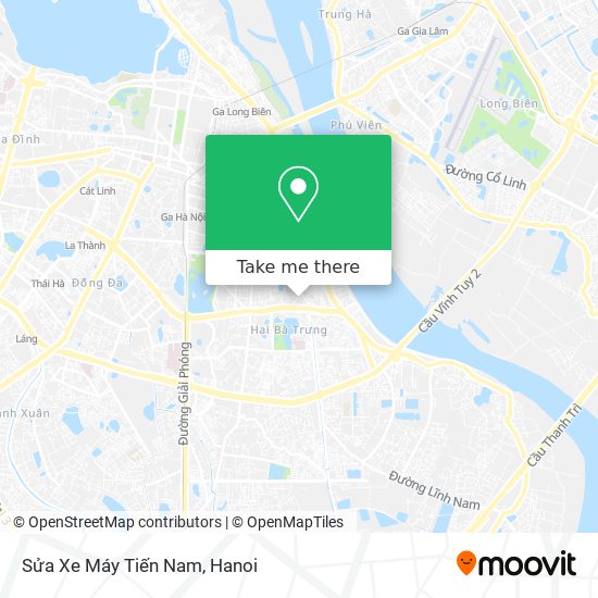 Sửa Xe Máy Tiến Nam map