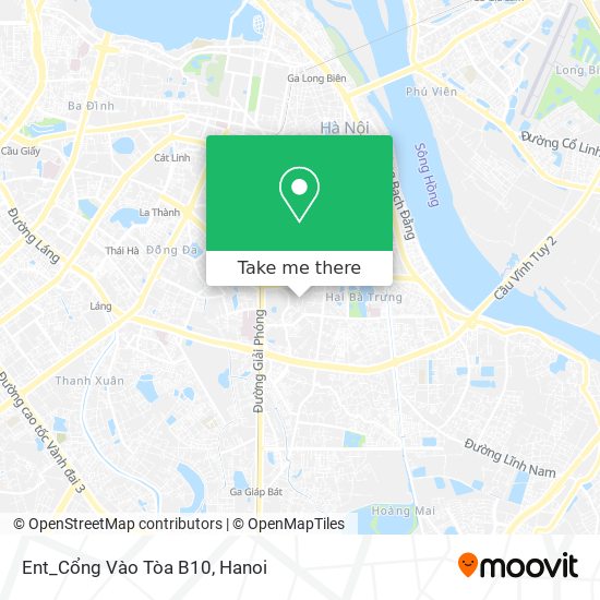 Ent_Cổng Vào Tòa B10 map