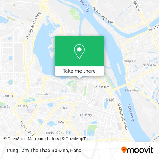 Trung Tâm Thể Thao Ba Đình map