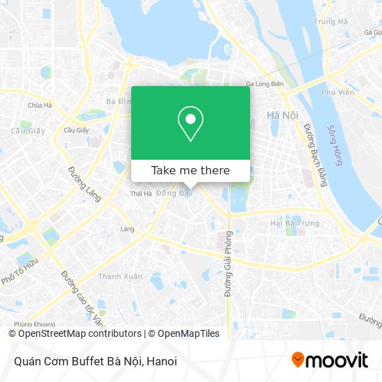 Quán Cơm Buffet Bà Nội map