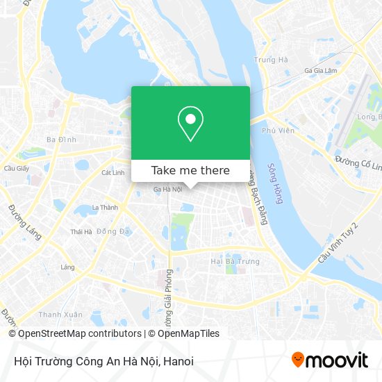 Hội Trường Công An Hà Nội map