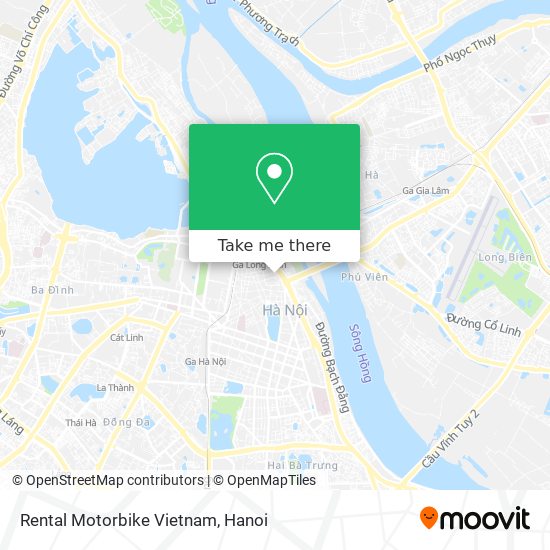 Rental Motorbike Vietnam map
