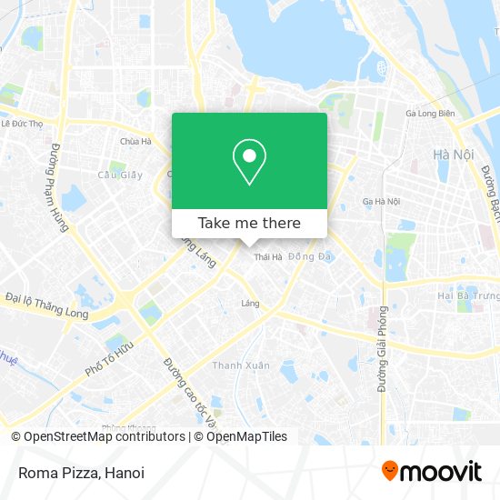 Roma Pizza map