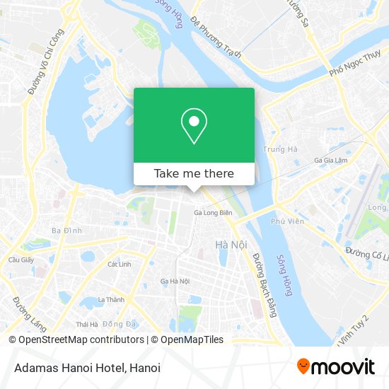 Adamas Hanoi Hotel map