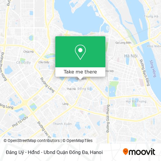 Đảng Uỷ - Hđnd - Ubnd Quận Đống Đa map