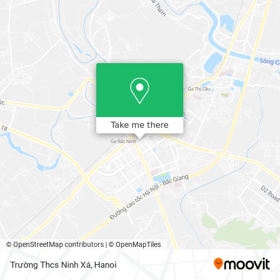 Trường Thcs Ninh Xá map