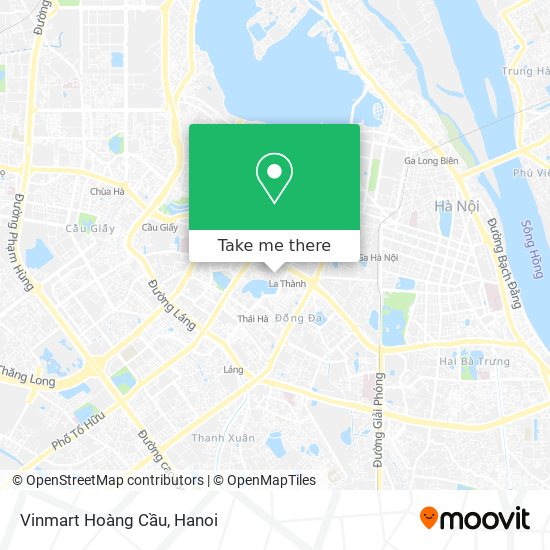 Vinmart Hoàng Cầu map