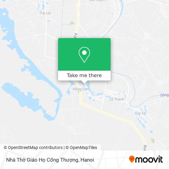 Nhà Thờ Giáo Họ Cống Thượng map
